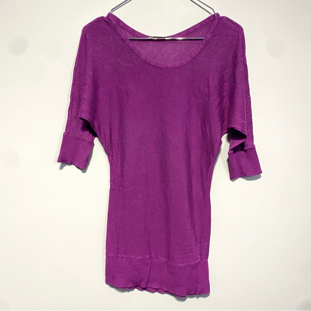 🛍️ 4 for 20$ / Smart Set Dolman Sleeve Sweater / Fushia / S